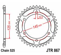 Pignone posteriore JTR 867,43