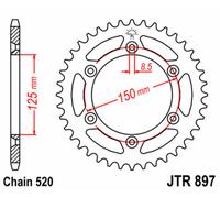 JT SPROCKETS Corona standard in acciaio 897 - 520, taglia 230 mm