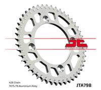 JT SPROCKETS Corona ultraleggera in alluminio antifango 798 - 428