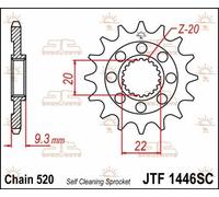 JT SPROCKETS JTF1446.13SC PIGNONE 13 DENTI KAWASAKI KX 250 F 2006