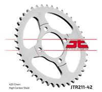 JT SPROCKETS JTR211.42 CORONA POSTERIORE IN ACCIAIO HONDA C 90 M CUB 1994