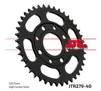 JT SPROCKETS JTR279.40 CORONA POSTERIORE IN ACCIAIO HONDA VT 125 C2 SHADOW 2002