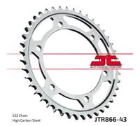 JT SPROCKETS JTR866.43 CORONA POSTERIORE IN ACCIAIO YAMAHA YZF 750 SP 1997
