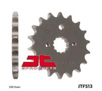 JT SPROCKETS Pignone in acciaio standard 513 - 530, taglia 100 mm