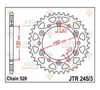 JT Sprockets Pignone posteriore JTR 245/3,42 Acciaio 42 denti Argento
