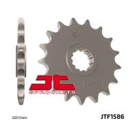 JT SPROCKETS Pignone standard in acciaio 1586 - 525, taglia 100 mm