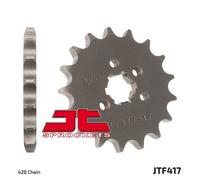 JT SPROCKETS Pignone standard in acciaio 417 - 428, taglia 100 mm