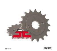 JT SPROCKETS Pignone standard in acciaio 512 - 520, taglia 100 mm