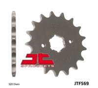 JT SPROCKETS Pignone standard in acciaio 569 - 520