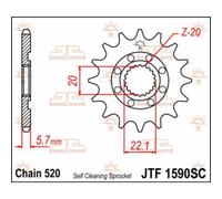 JTF1590.13SC PIGNONE IN ACCIAIO JT YAMAHA WR 250 F 2008- Passo 520 - 13 denti