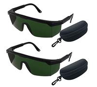 JTgugu 2 Pezzi Occhiali di Protezione Laser Occhiali di Sicurezza per Laser da 190-540nm Occhiali per Potenziamento del Laser Verde per Migliorare la Visibilità del Raggio Verde - Scatola Inclusa