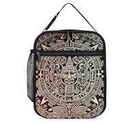 JTKBNVM Calendario Maya End Of The World Lunch Box Borsa per il pranzo per donne e uomini Borsa termica per il pranzo Carine Borse per il pranzo per donne Adulte Scatola per il pranzo Grande Scatola