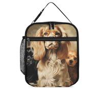 JTKBNVM Cocker Spaniel Lunch Box Borsa per il pranzo per donne e uomini Borsa termica per il pranzo Borsa per il pranzo Carine Borse per il pranzo per donne Adulte Scatola per il pranzo Grande Scatola