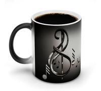 JTKBNVM Musica Simbolo Tazza da caffè Cambia Colore Tazza di Caffè Tazza di Caffè Divertente Tazza di Caffè Carino Tazze Grande Tazza di Caffè In Ceramica Tazza di Caffè Novità Tazze
