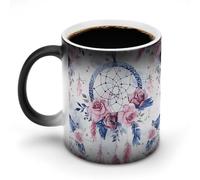 JTKBNVM Pesca Dream Catcher Tazza da caffè Cambia Colore Tazza Tazza da Caffè Divertente Tazza da Caffè Simpatica Tazza Grande Tazza da Caffè in Ceramica Tazza da Caffè Novità Tazza da Caffè Grande