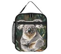 JTKBNVM The Lovely Koala Lunch Box Lunch Bag Lunch Box per donne uomini Borsa termica per il pranzo carino borse per il pranzo per donne adulti Lunch Box grande contenitore per il pranzo isolato
