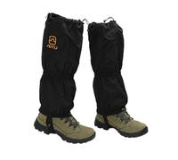 JTKREW 1 Paio Nero Ghette da Escursionismo Impermeabili, Coprigambe Traspiranti per Donne e Uomini, Ghette per Gambe da Neve, Idea per Deserto, Giungla, Neve, Alpinismo, Caccia