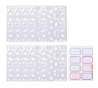 JTKREW 10pcs Bustine Corredino del Neonato Ospedale, 38 * 25 cm Buste Ospedale Nascita con Chiusura Ermetica, Scatola dei Colori Inclusa per Regalo di Nascita