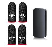 JTKREW 4 PCS Pack Mobile Game Finger Sleeve Traspirante con Traspirante CopriditoTouch Screen Thumb Sleeve da Gioco Professionale con Antiscivolo e Resistente al Sudore Alta Sensibilità per Giochi