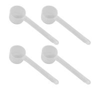 JTKREW 4 Pieces Transparent 5g Measuring Spoon Set-with Scales of 2g, 3g, And 4g for Precise Ingredient Measurement
