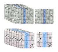 JTKREW 40 pz Benda Trasparente Impermeabile,Bandage Roll,Cerotti Elastici di Fissaggio,Pellicola Protettiva Traspirante,Nastro Anti-allergico(5 * 5/10 * 10)