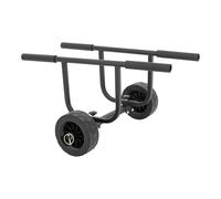 JTKSSCS Carrello Kayak 220.46lbs Stainless Steel Boat Dolly Cart Transport Carrier for Small Boats Up To 16.54 inch in Width