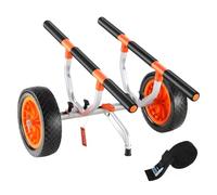 JTKSSCS Carrello Kayak Kayak Cart 450lbs Detachable Canoe Trolley Cart with 12'' Tires Adjustable Width for Paddleboards Float Mats