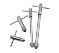 JTKSSCS Chiave A T Macchina for giramaschi con impugnatura a T a cricchetto | Maschi a forma di T for fresatura di filettatura, regolazione manuale in entrambe le direzioni(Short M5-M12)