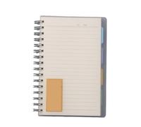 JTKSSCS Quaderno Appunti Blocco note da ufficio con copertina trasparente e spirale(A5)