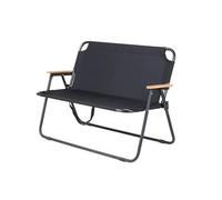JTKSSCS Sedia Da Pesca Sedia Da Esterno Doppia Pieghevole Self-drive Campeggio Barbecue Pesca Picnic For Il Tempo Libero Portatile(Black110cm)