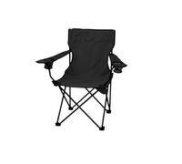 JTKSSCS Sedia Da Pesca Sedia pieghevole da campeggio con doppio bracciolo Explorer Panca pesca portatile picnic impermeabile reclinabile schienale for studente d'arte(Black)
