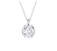 JTKSSCS Urna Collane per Ceneri Collana di cremazione con urna cristallo a forma farfalla cava da 2 pezzi, sempre nel mio cuore, pendenti commemorativi for gioielli moda delle ceneri(Silver)