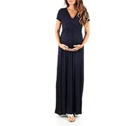 JTKSSCS Vestito Premaman Estivo Abiti Premaman Vestiti Abiti Premaman for Donne Incinte Vestiti Primaverili ed Estivi Abiti Lunghi for la Mummia Accessori for Foto(Blue,M)