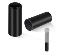 JTLAU Copribatteria di ricambio per microfono compatibile con microfono portatile wireless Shure BLX2 (SM58/Beta58/PG58), nero, confezione da 2