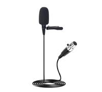 JTLAU Microfono lavalier a condensatore cardioide, compatibile con sistemi wireless Shure Bodypack, ideale per lezioni, attori, teatro, podcast