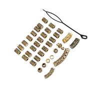 JTLB 110 pezzi accessori dreadlock, fermagli per capelli, perline per trecce, adatte per festival, feste, balli, matrimoni