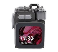 JTLB Altoparlante portatile realizzato in metallo con schermo HD, 5.4, gancio con fibbia, app, piccolo altoparlante robusto per campeggio, escursionismo, feste