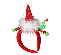 JTLB Cerchietto natalizio carino e morbido, colorato, per adulti, bambini, animali domestici, con qualsiasi vestito natalizio, fascia e cappello per un Natale bello e felice (G685))