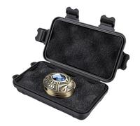 JTLB Cursore Ovale per la Punta delle Dell'antico Egitto in Lega di Zinco Giocattolo da Portare Tutti i Giorni con Pietra Preziosa Blu per Adulti, Ufficio, Aula, Sollievo Sensoriale