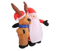 JTLB Modello gonfiabile di 6 m di Natale per anziani e cervi, luci a LED per esterni oggetti di scena gonfiabili giocattoli per la decorazione del giardino del giardino, decorazione gonfiabile del