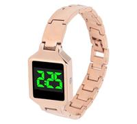 JTLB Orologio digitale impermeabile, design alla moda per uomini, donne, ragazze, materiale in lega resistente, ideale per lo sport o l'uso quotidiano (oro rosa)