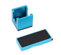 JTLB Porta di Gesso di Set di Biliardo, Supporto per Cue della Piscina a Secco Secco Universale in Alluminio per Cintura o Tasca, Protegge Il Gesso per Prestazioni a Livello (Blu)