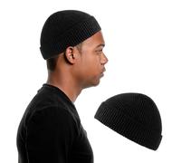 JTMKYO 1 berretto nero Fisherman, cappello invernale da uomo, protezione da vento e freddo, cappello da donna, cappello da uomo, cappello invernale, circonferenza della testa 50-60 cm, per streetwear