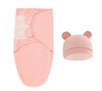 JTMKYO 1 zaino per neonati con 1 berretto rosa, sacco a pelo per neonati, 0-6 mesi, coperta per neonati
