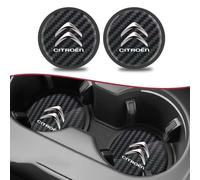 JTMLGDPA 2 Pezzi Sottobicchieri Portabicchieri Auto per Citroen C3 2009-2013,Antiscivolo Resistenti alle Alte Temperature Sottobicchiere Interna Accessori