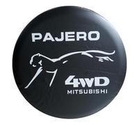JTMLGDPA Copertura Ruota di Scorta Auto per Mitsubishi Pajero 2019-2023,Elastico Copriruota Scorta Antipolvere Impermeabili Copriruota Decorazioni Esterne Accessori,E-17in