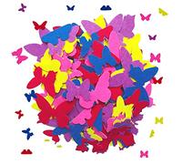 Jtnohx 150 pezzi di adesivi per farfalle, farfalle adesivi, decorazioni in feltro per la scuola, autoadesivo artigianali per kit di accessori per scrapbooking