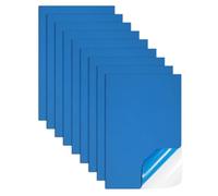Jtnohx Adesivo Gomma Eva, 9 Pezzi Fogli di Schiuma Adesiva per Artigianato, 17.78×28.7cm Fogli di Schiuma Artigianato con Autoadesivo, Eva Anima del Cassetto per Scatola di Gioielli (Blu)