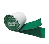 Jtnohx Feltro Adesivo, Autoadesivi Feltrini, Tessuto di Feltro Adesivo Rotolo, 10cm x 2,5m 2 Rotoli 1,4 mm Pannolenci Colore Morbido per L'artigianato, Mobili, Cornici per foto, Automobili(Verde)