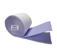Jtnohx Feltro Adesivo, Autoadesivi Feltrini, Tessuto di Feltro Adesivo Rotolo, 10cm x 2,5m 2 Rotoli 1,4 mm Pannolenci Colore Morbido per L'artigianato, Mobili, Cornici per foto, Automobili(Malva)